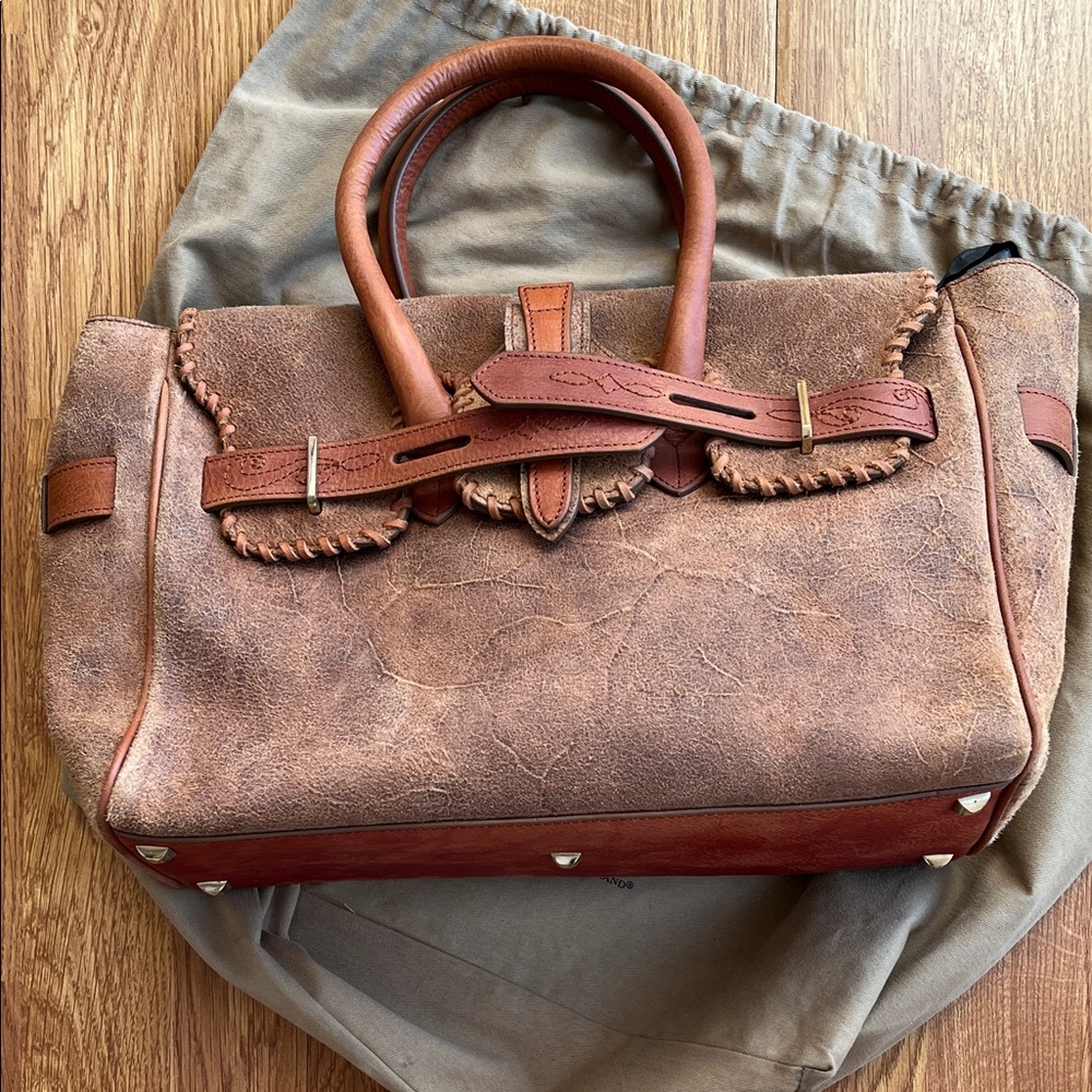 Golden Goose Brown Leather Bag